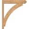 Ekena Millwork Thorton Smooth Arts and Crafts Outlooker, Western Red Cedar, 5 1/2"W x 26"D x 30"H OUT06X26X30THR03SWR - alternate 4